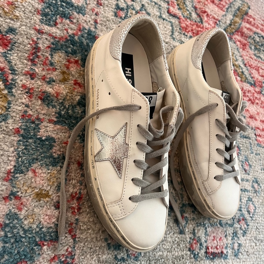 Golden Goose. Basically brand new. Only worn twice.